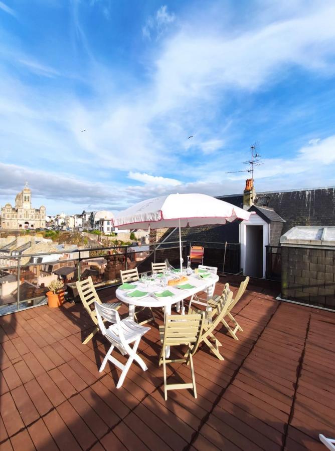 Le Balcon Des Vents Apartment กรองวิลล์ ภายนอก รูปภาพ